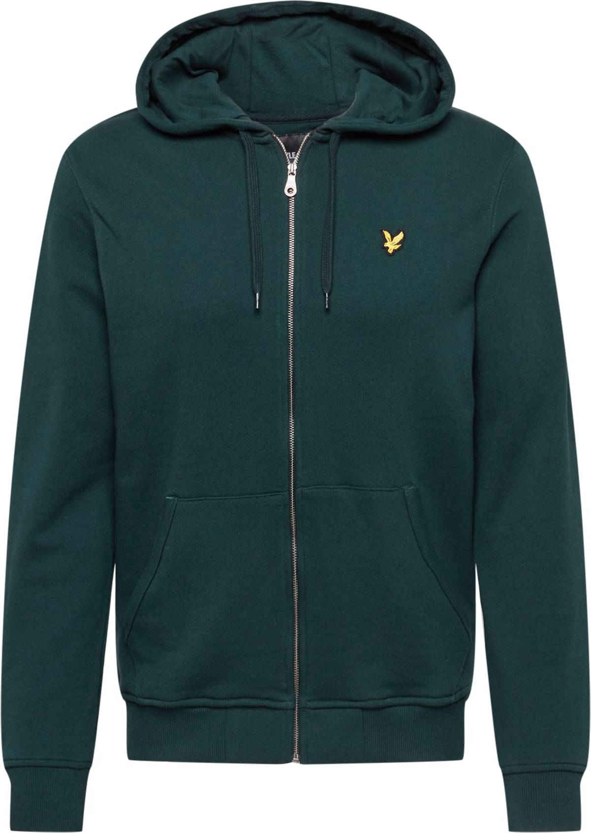 Lyle & Scott Mikina s kapucí jedle / žlutá