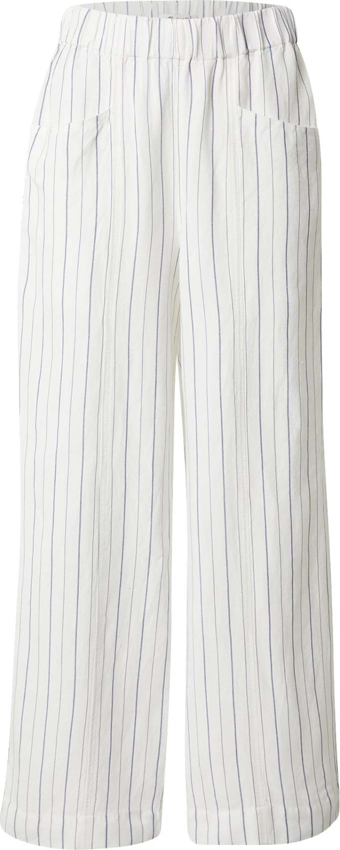 Madewell Kalhoty bílá / námořnická modř