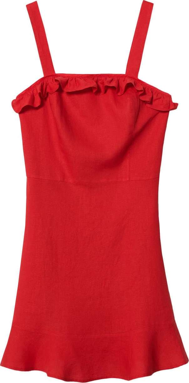 MANGO Letní šaty 'Gusi' červená