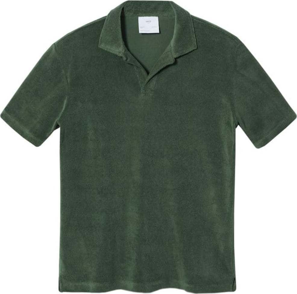 MANGO MAN Tričko trávově zelená