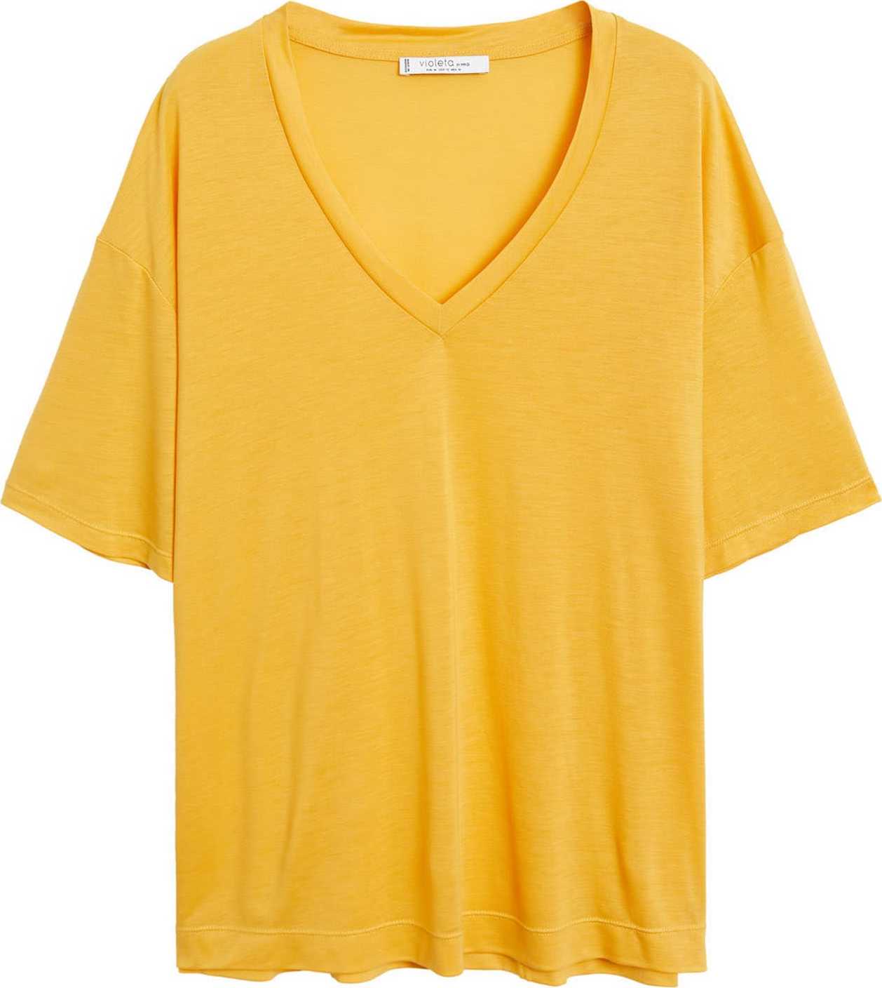 MANGO Tričko 'LIONEL' žlutá