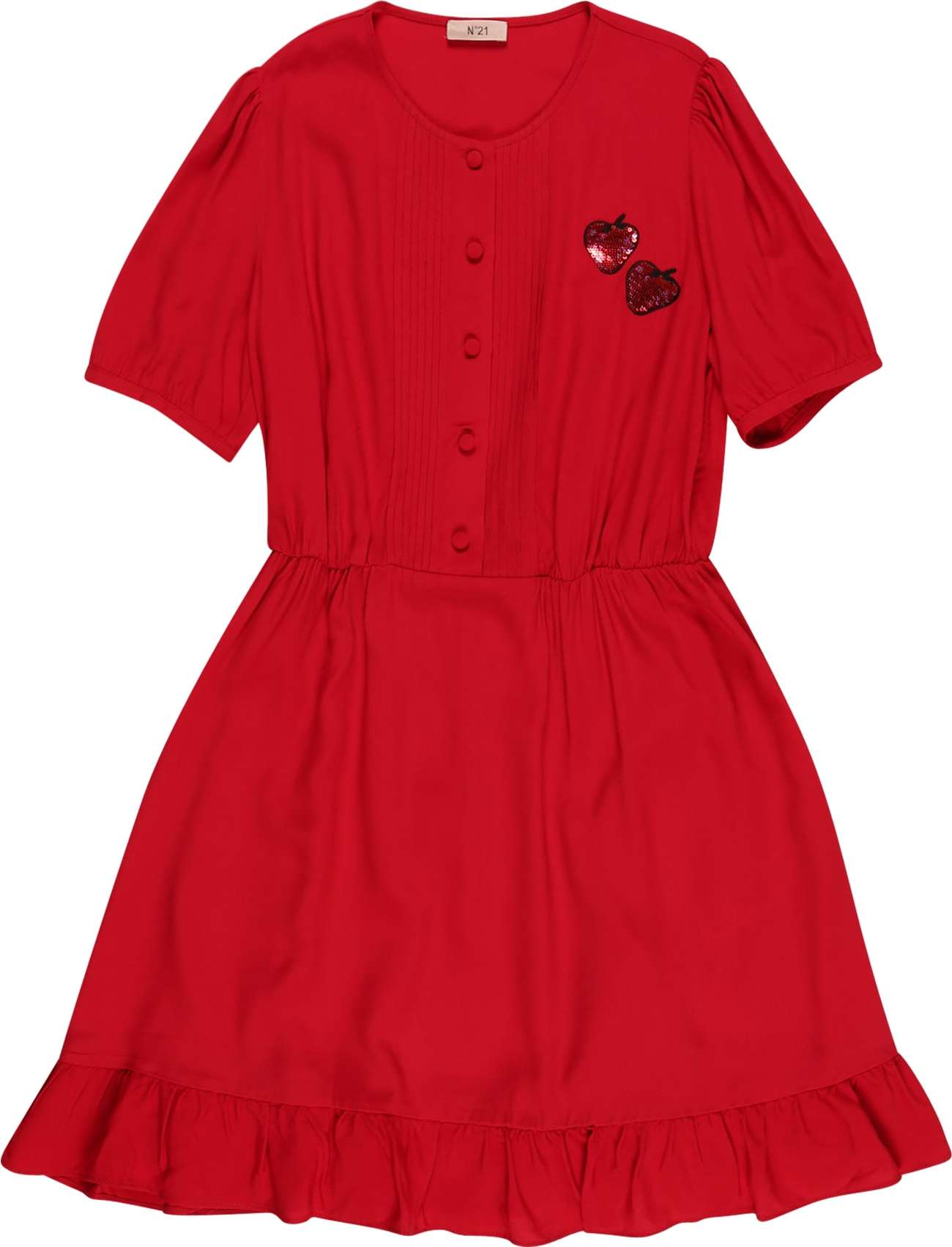 N°21 Šaty červená / černá