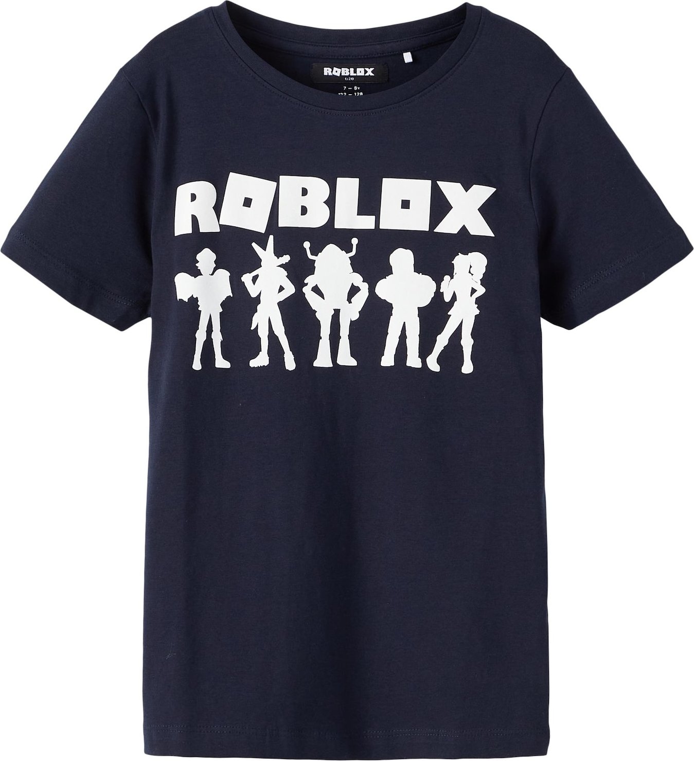 NAME IT Tričko 'Roblox' námořnická modř / bílá