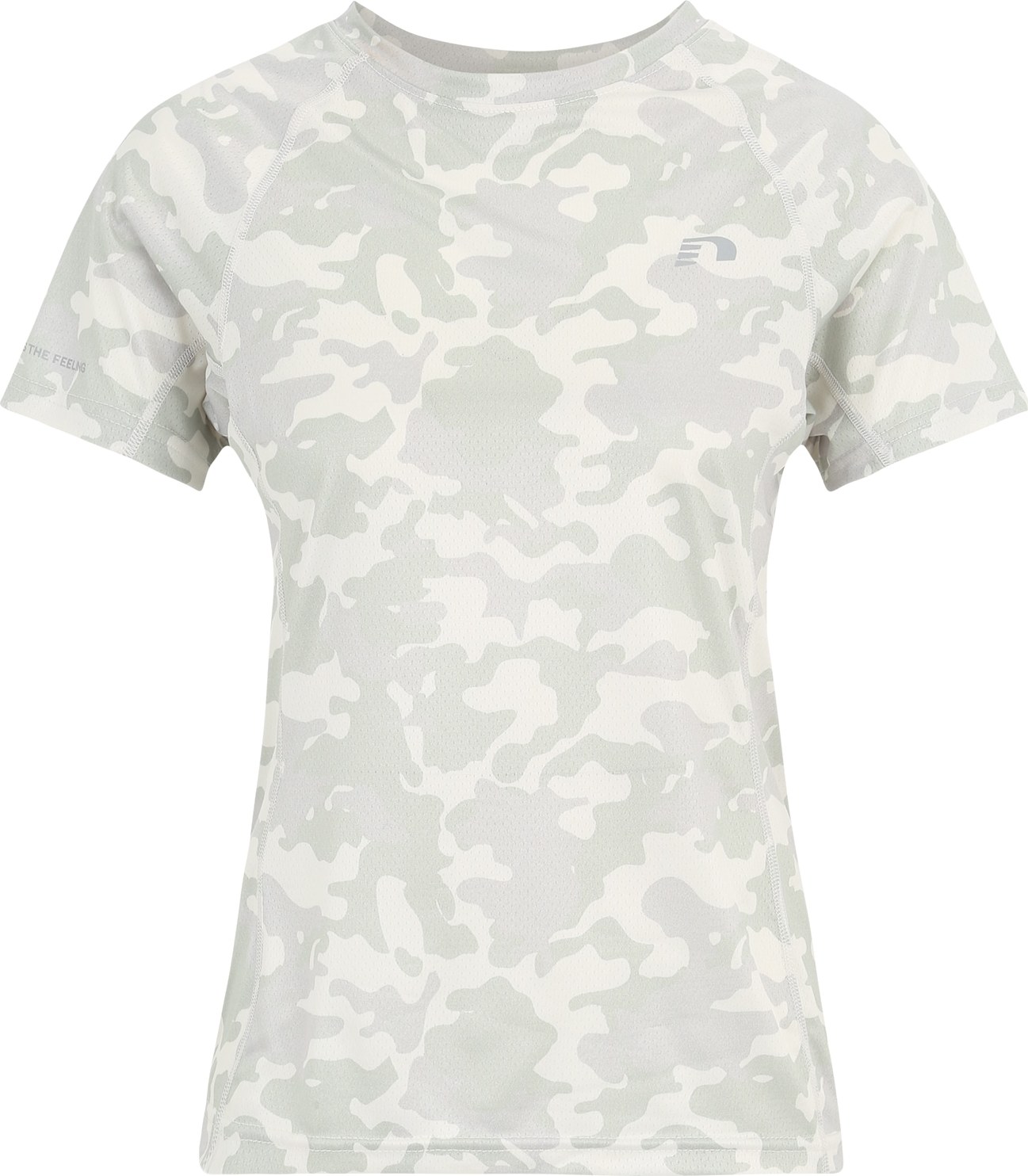 Newline Funkční tričko šedá / bílá