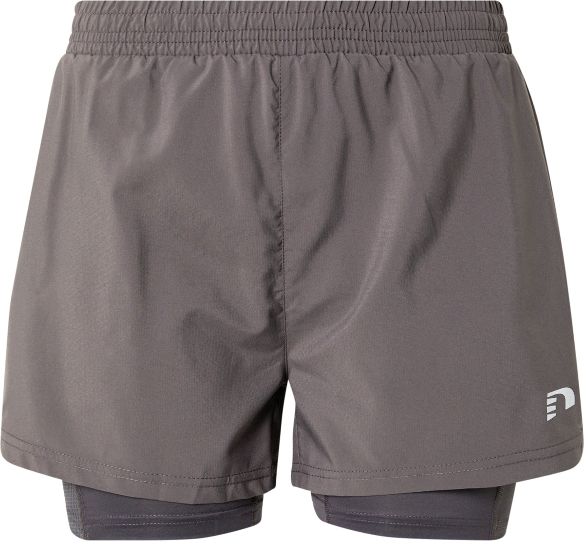 Newline Sportovní kalhoty tmavě šedá / bílá