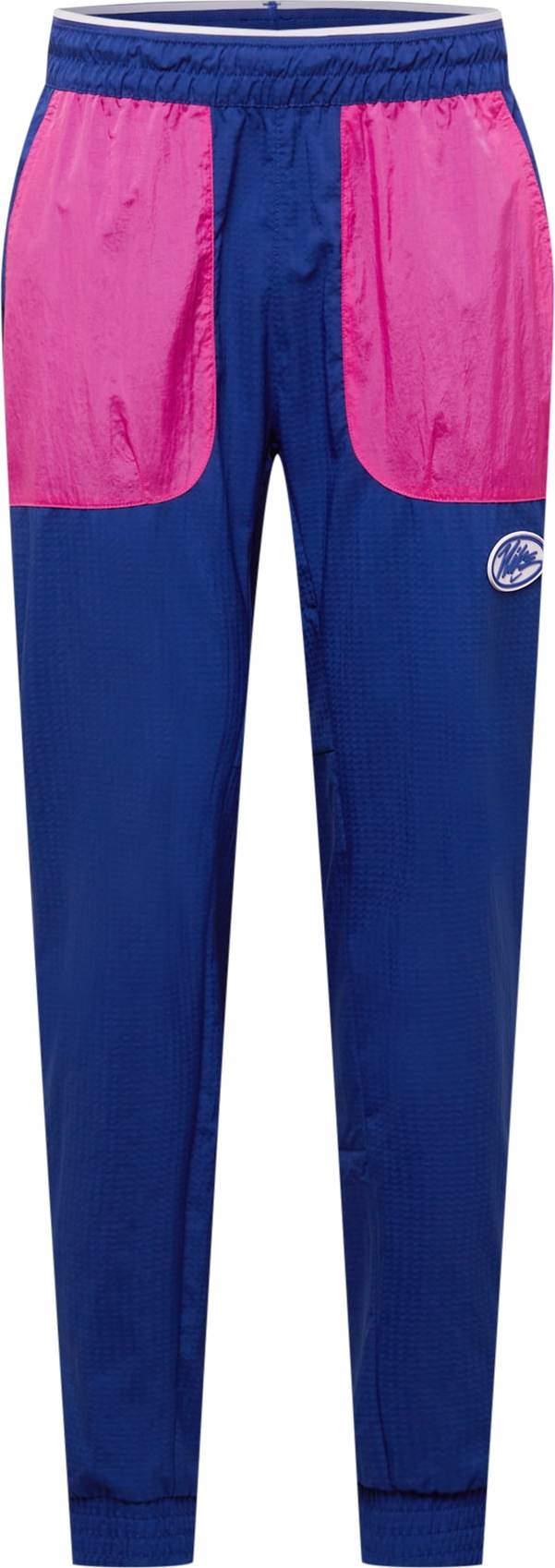 NIKE Sportovní kalhoty královská modrá / pink