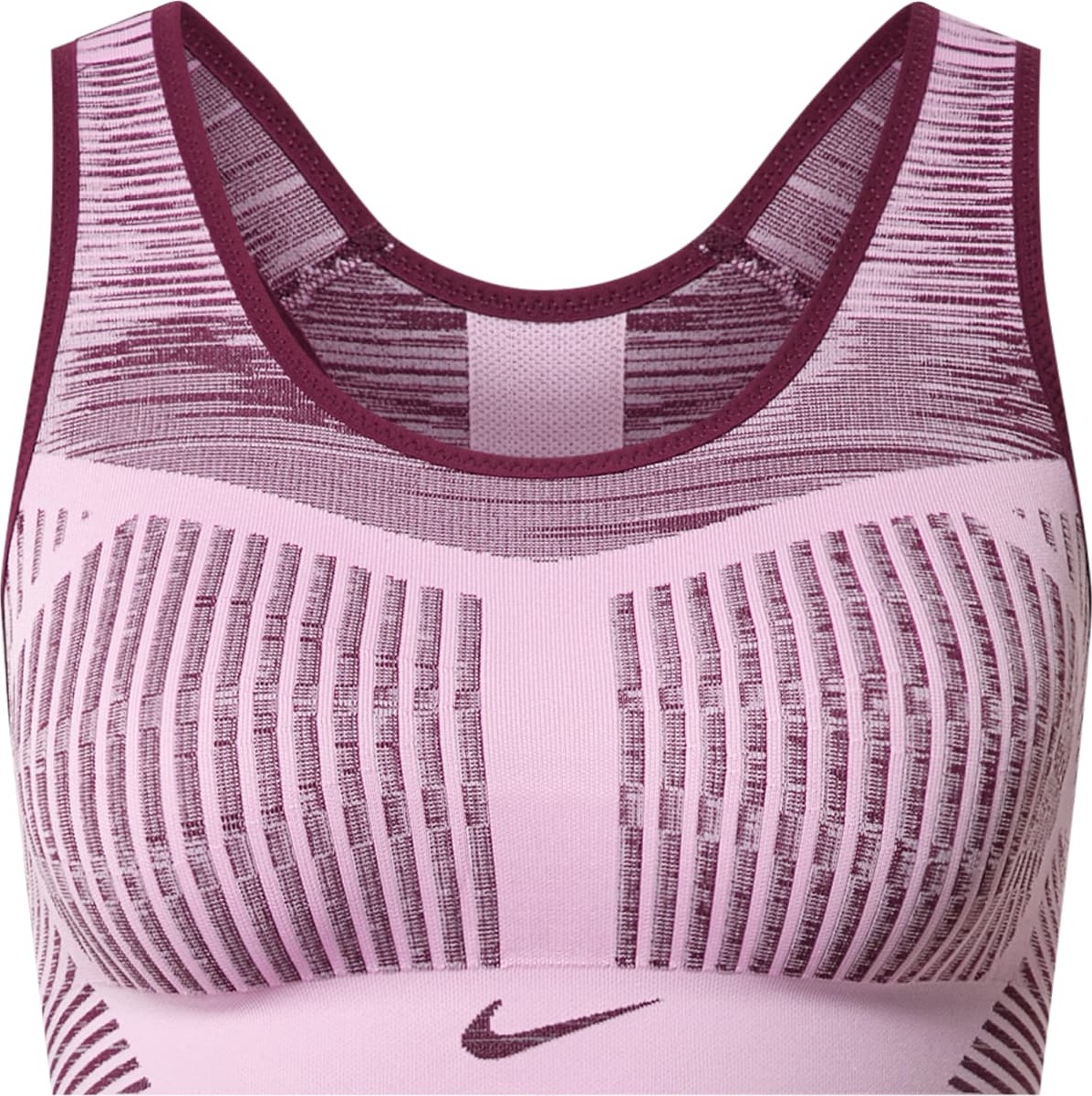 NIKE Sportovní podprsenka bobule / růžová