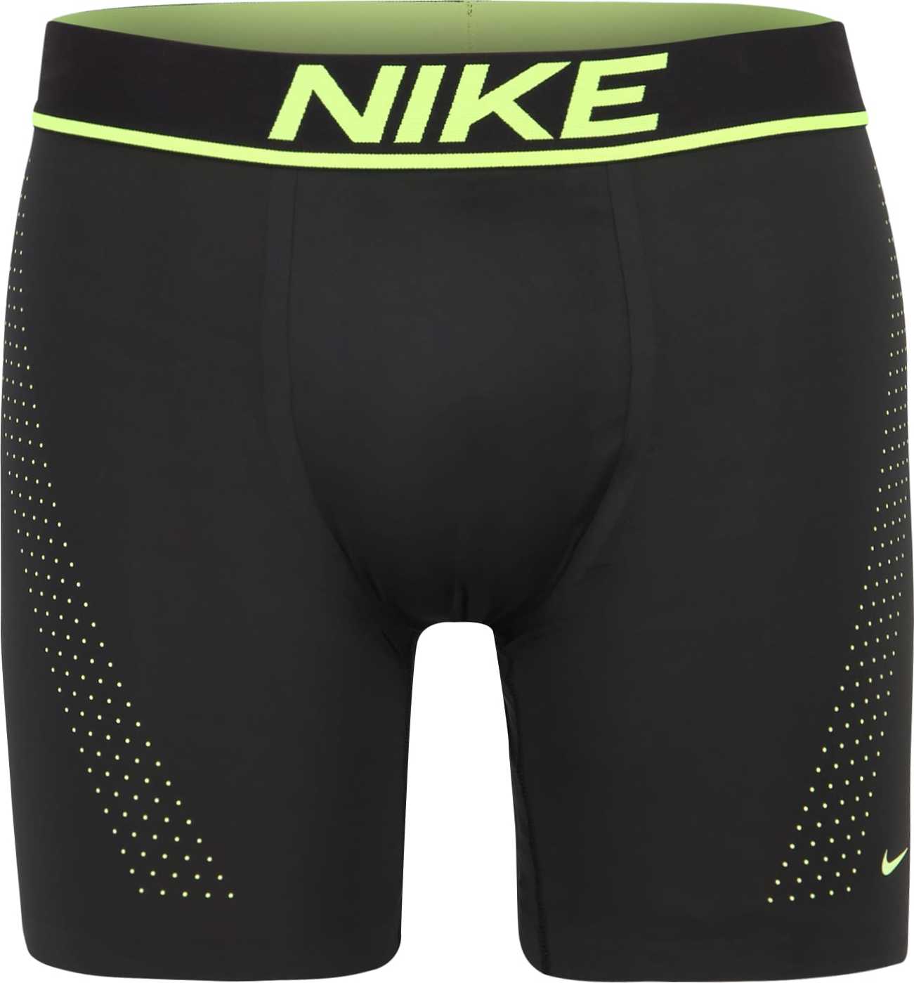NIKE Sportovní spodní prádlo černá / svítivě žlutá