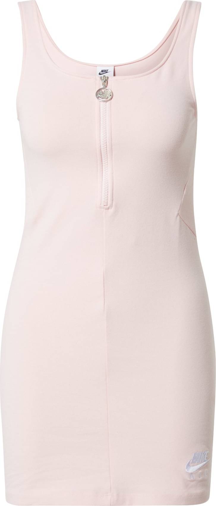 Nike Sportswear Šaty pastelově růžová / bílá