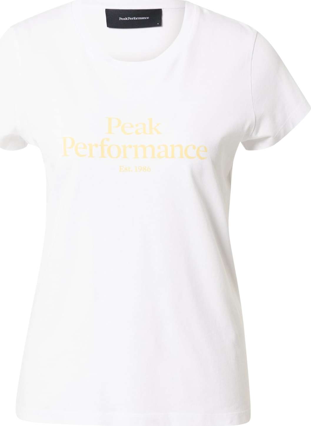 PEAK PERFORMANCE Funkční tričko krémová / limone