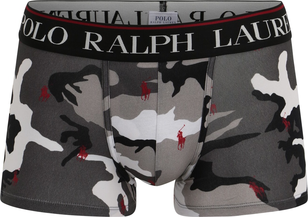 Polo Ralph Lauren Boxerky tmavě šedá / světle šedá / černá / tmavě červená / bílá