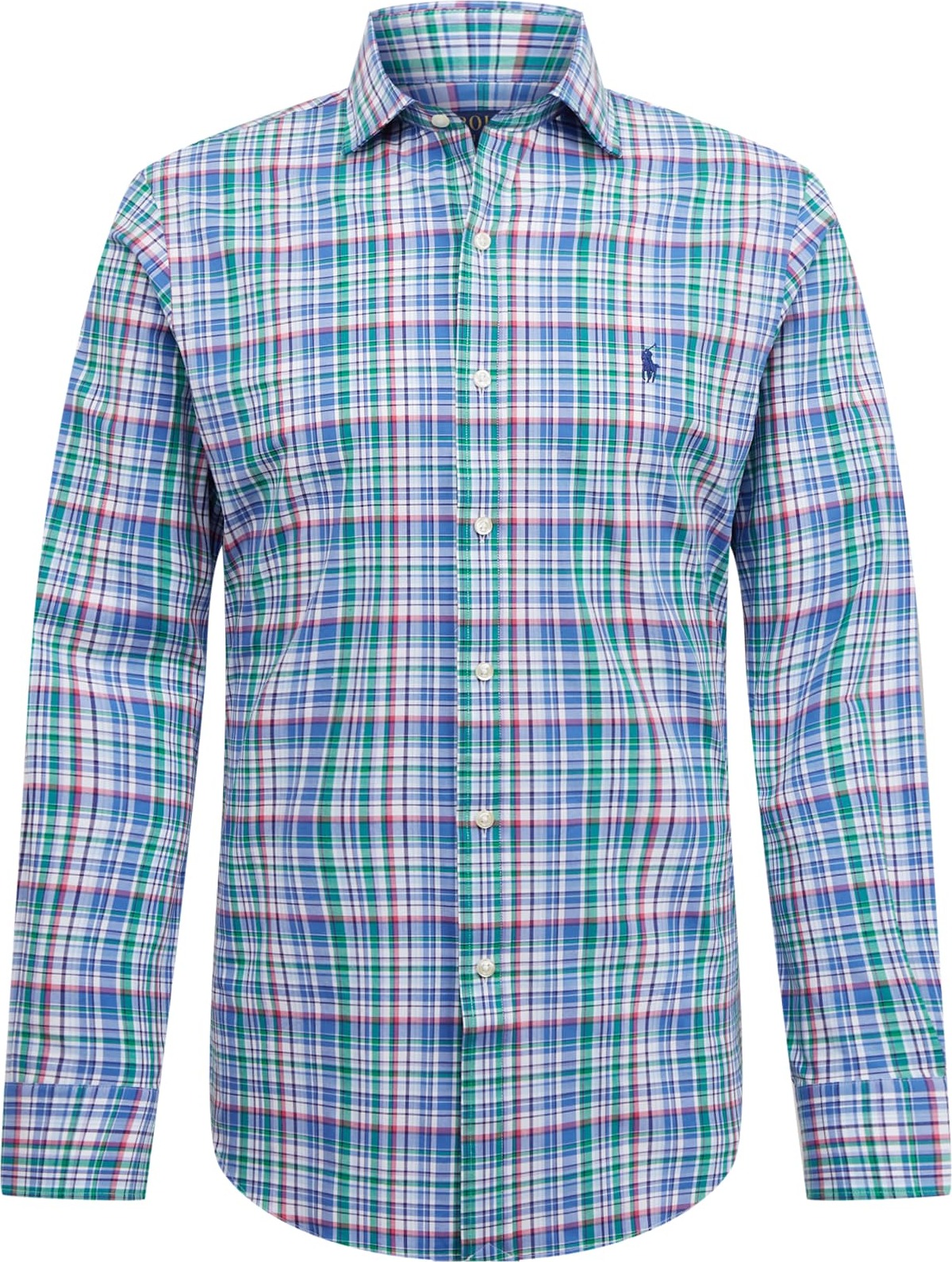 Polo Ralph Lauren Košile královská modrá / světlemodrá / zelená / bílá