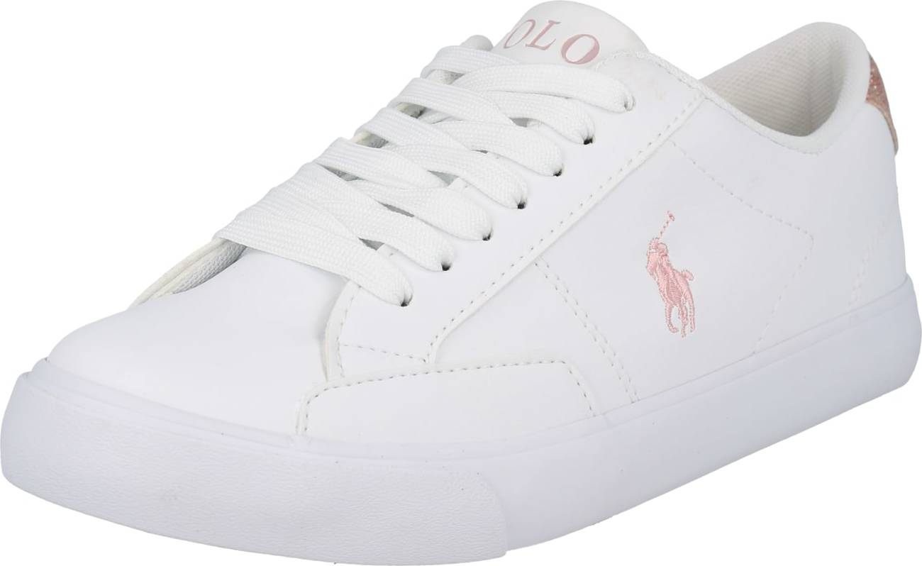 Polo Ralph Lauren Tenisky 'THERON IV' bílá / růžová