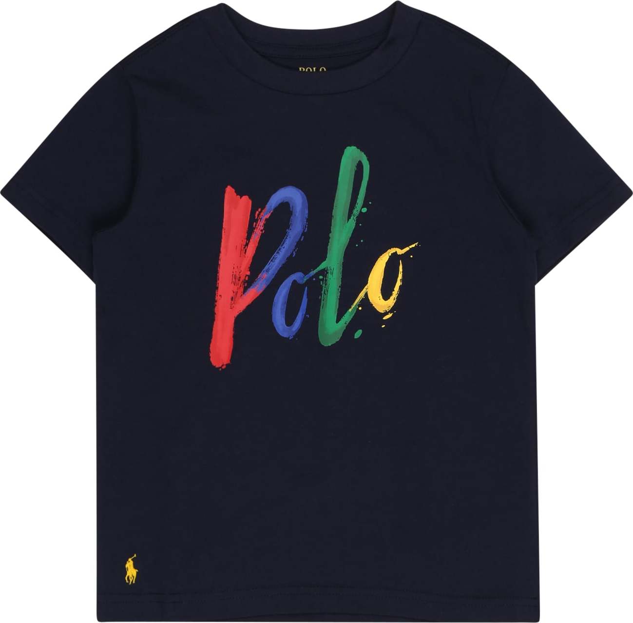 Polo Ralph Lauren Tričko noční modrá / červená / modrá / zelená / žlutá