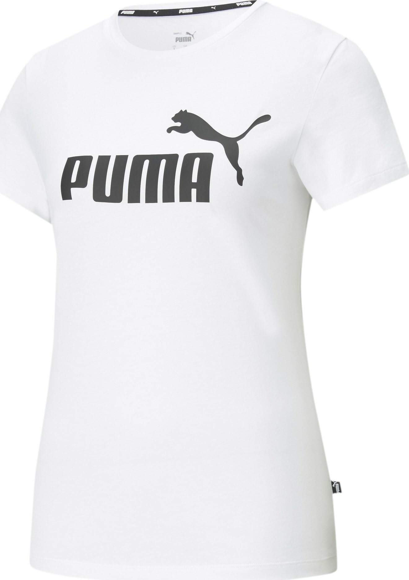 PUMA Funkční tričko bílá / černá