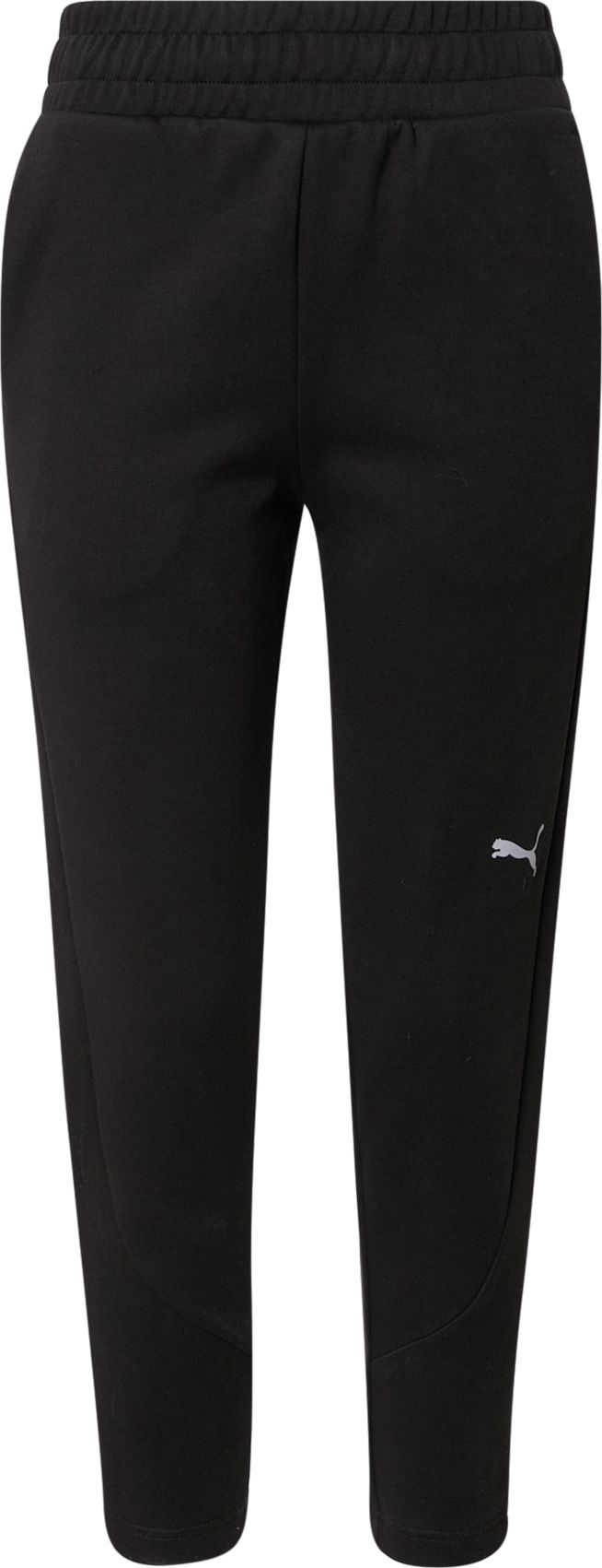PUMA Sportovní kalhoty 'Evostripe' černá / světle šedá