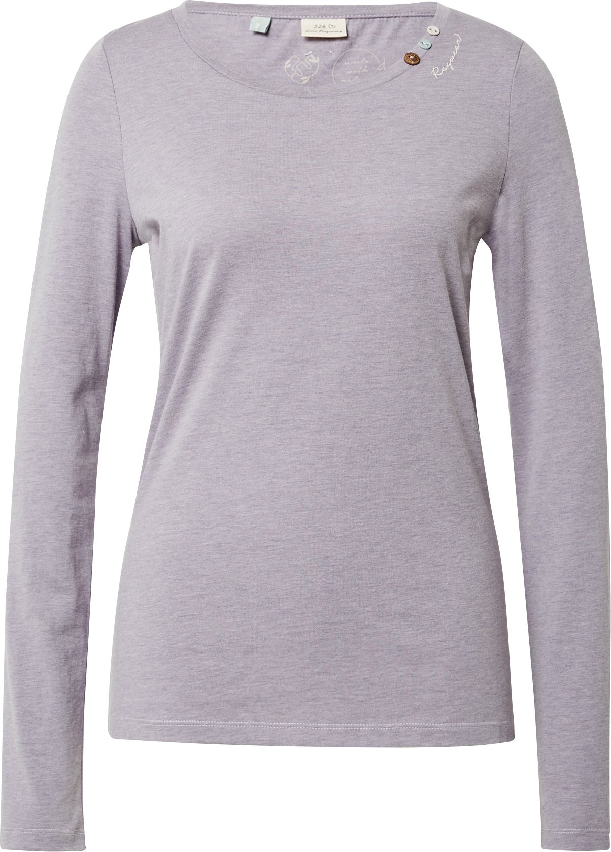 Ragwear Tričko 'FLORAH' šeříková / bílá