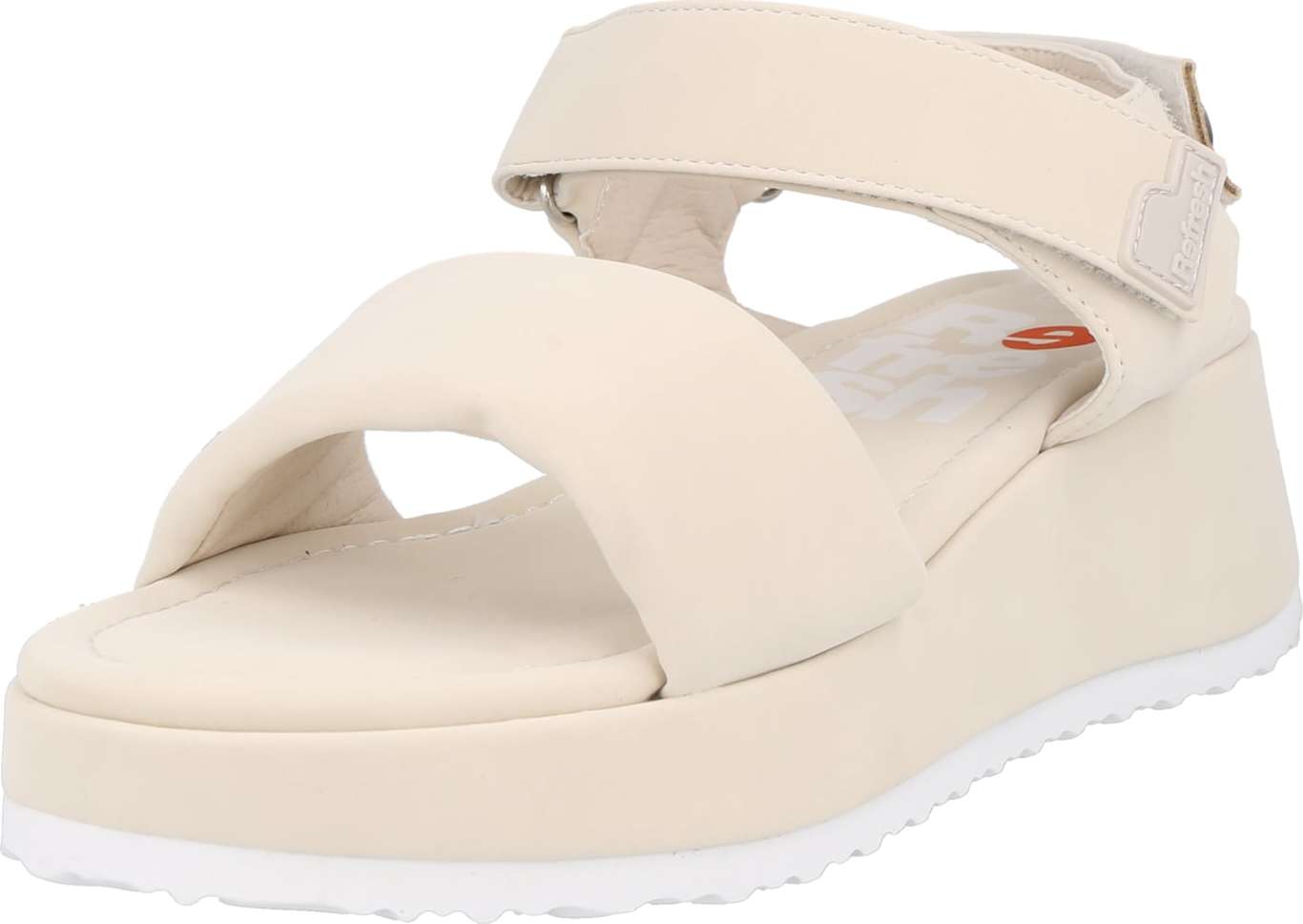 Refresh Páskové sandály barva bílé vlny