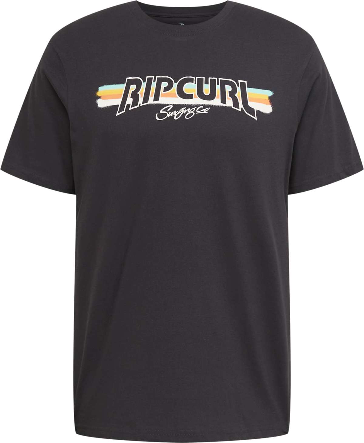RIP CURL Funkční tričko 'YEH MUMMA' černá / bílá / oranžová / tyrkysová