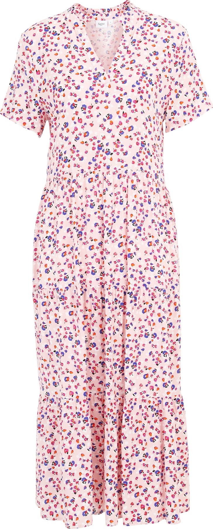 SAINT TROPEZ Letní šaty 'Eda' pink / mix barev