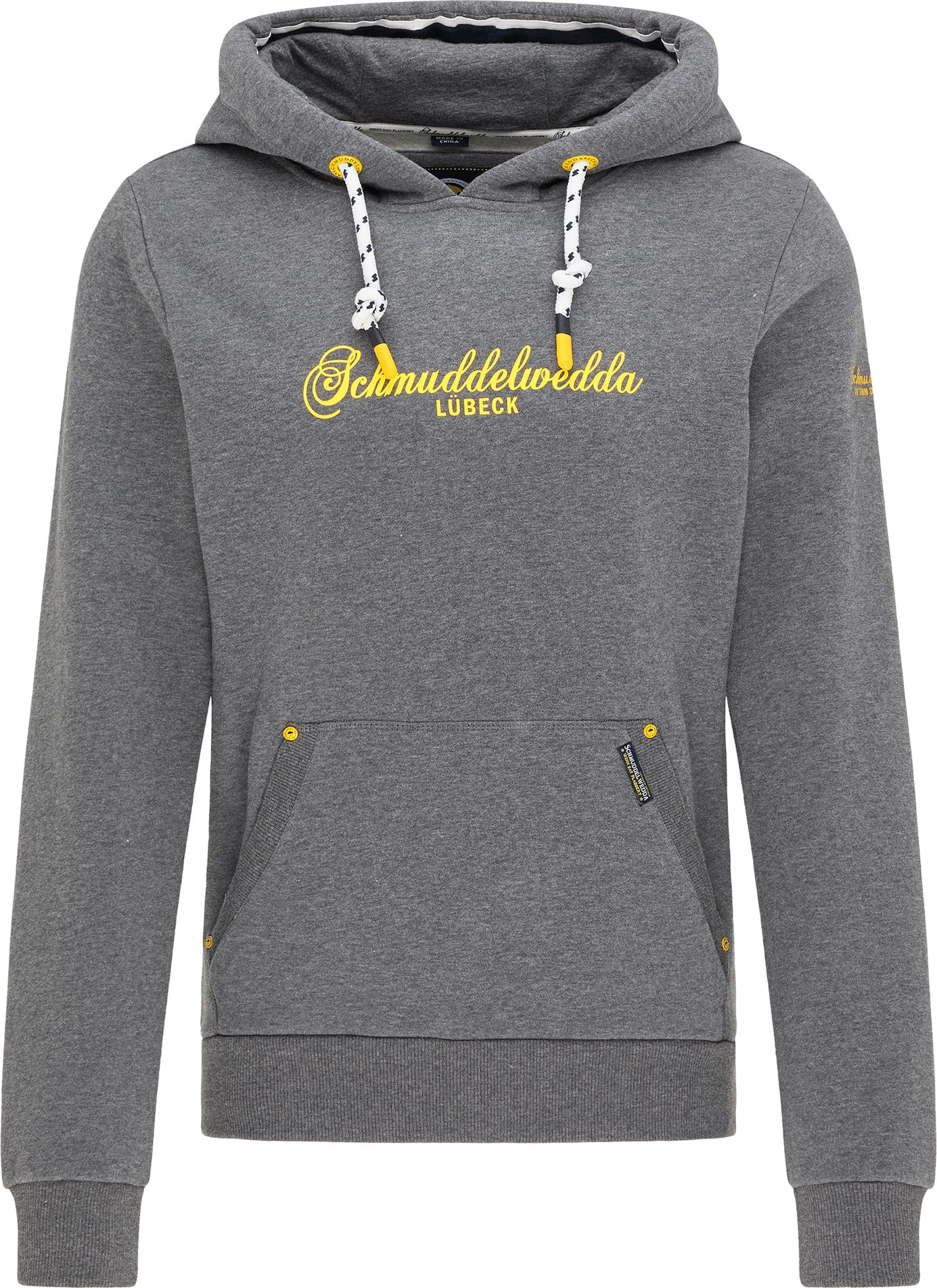 Schmuddelwedda Mikina 'Lübeck' žlutá / tmavě šedá