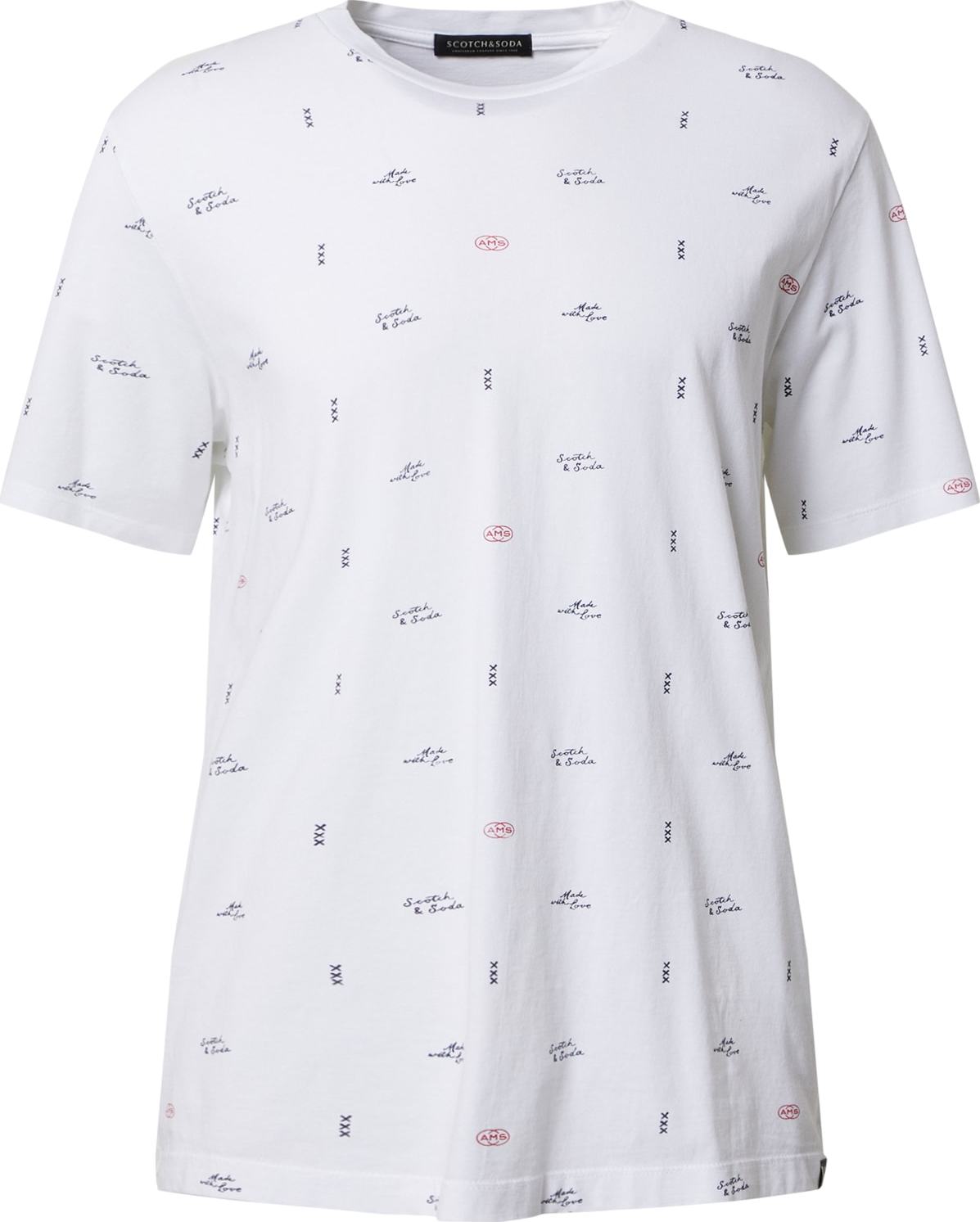 SCOTCH & SODA Tričko bílá