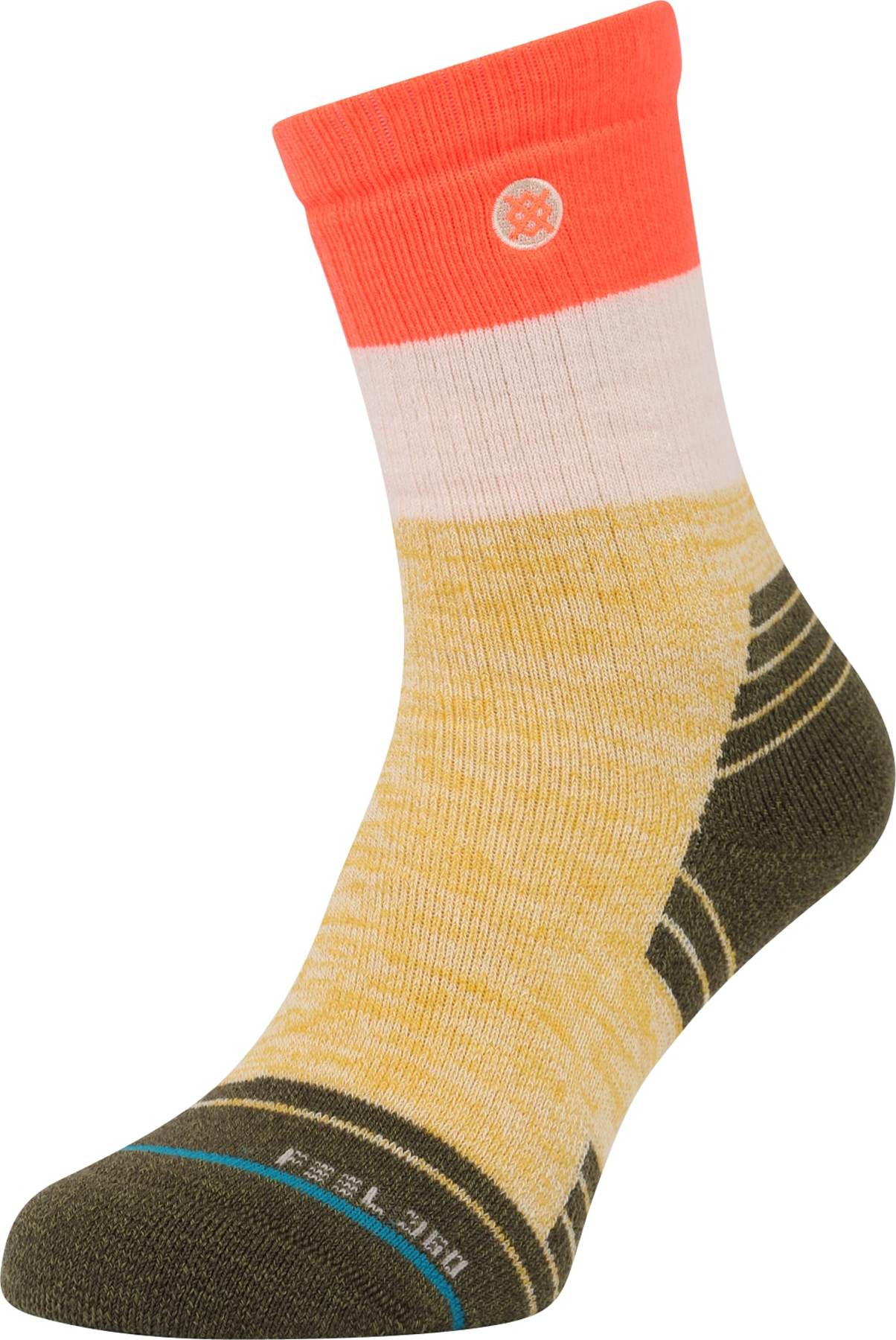 Stance Sportovní ponožky 'ATTRIBUTE' offwhite / písková / oranžová / olivová