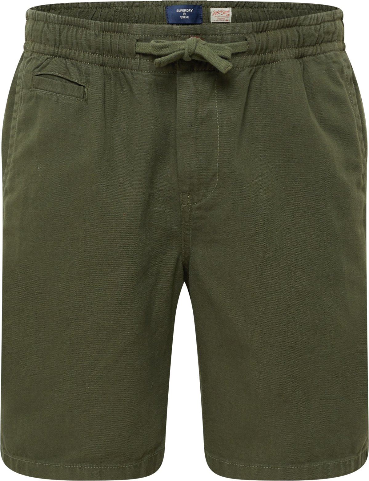 Superdry Chino kalhoty tmavě zelená