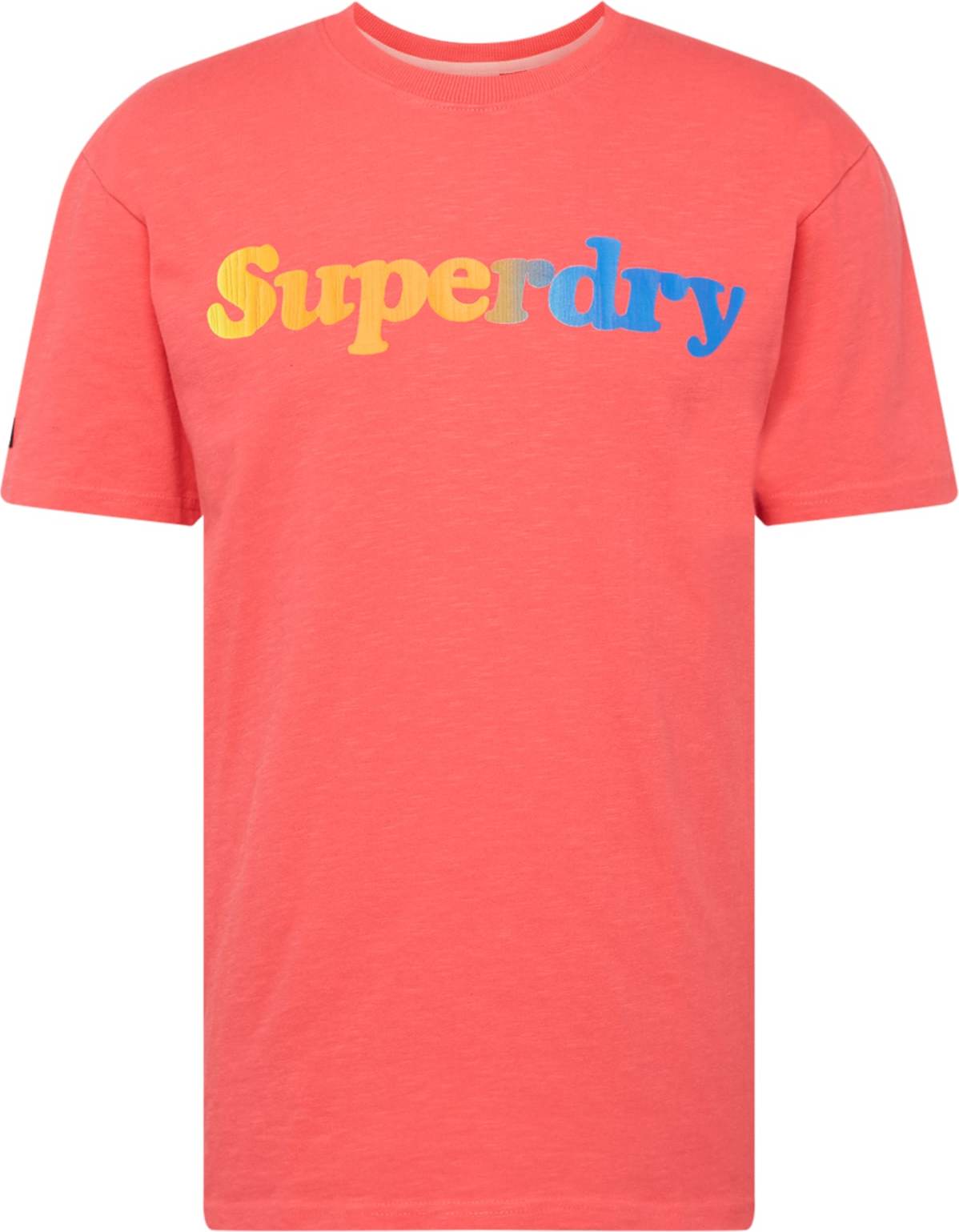 Superdry Tričko žlutá / oranžová / světlemodrá / modrá / grenadina