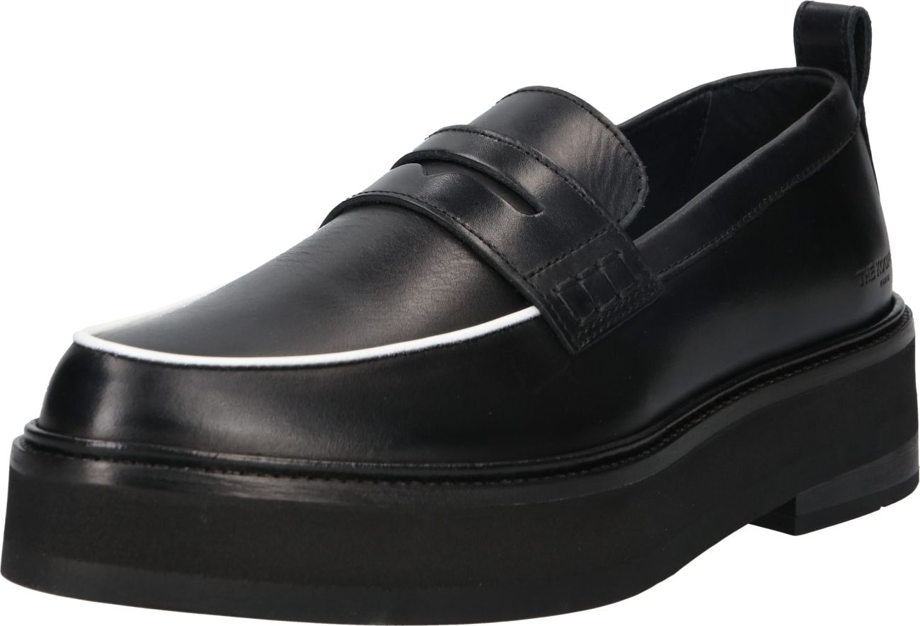 The Kooples Mokasíny černá / bílá