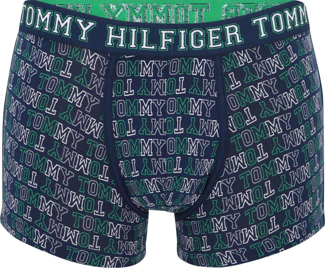 Tommy Hilfiger Underwear Boxerky tmavě modrá / bílá / trávově zelená