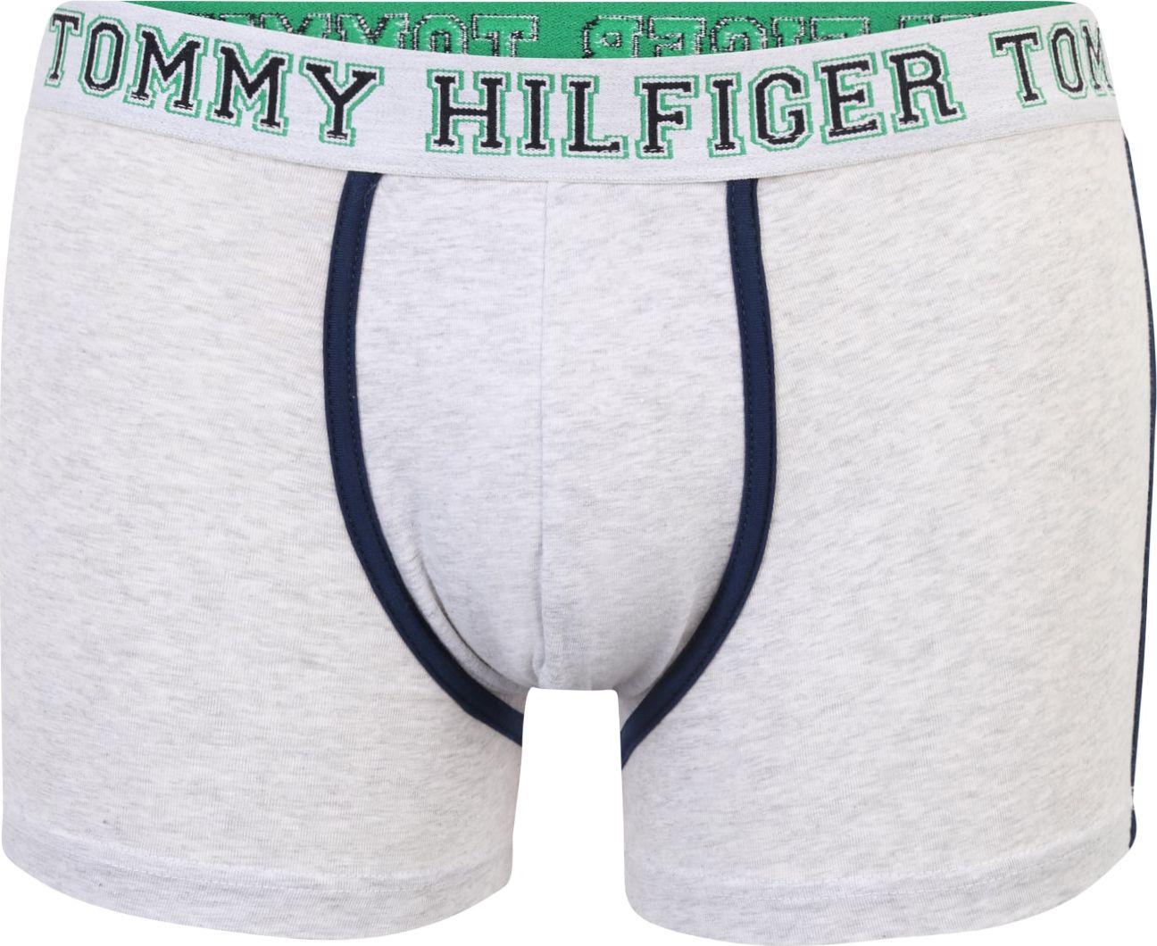 Tommy Hilfiger Underwear Boxerky zelená / námořnická modř / světle šedá