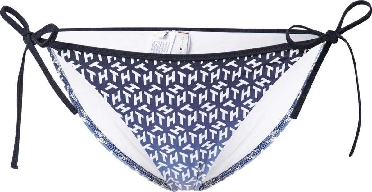 Tommy Hilfiger Underwear Spodní díl plavek bílá / námořnická modř