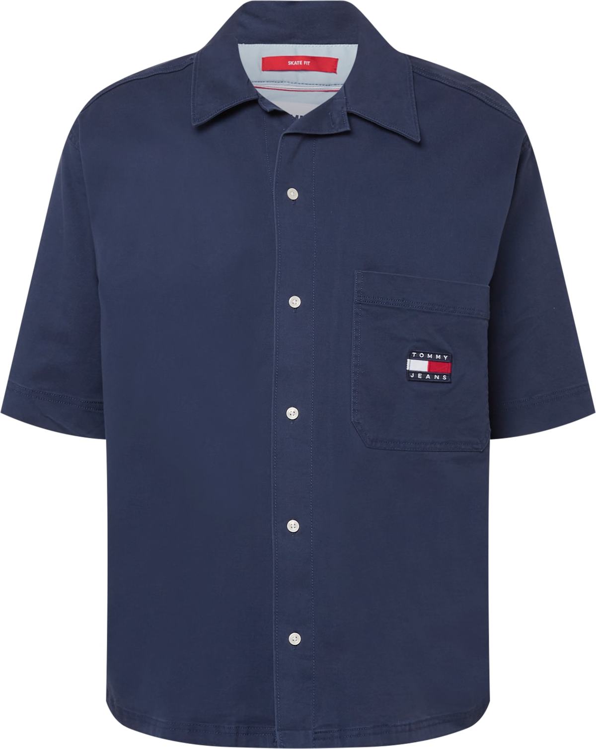 Tommy Jeans Košile námořnická modř / bílá / červená