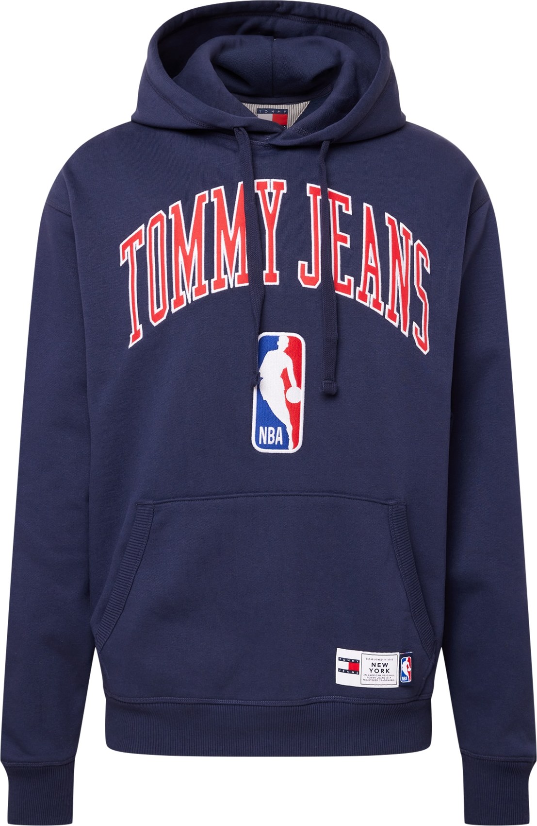 Tommy Jeans Mikina tmavě modrá / červená / bílá / modrá