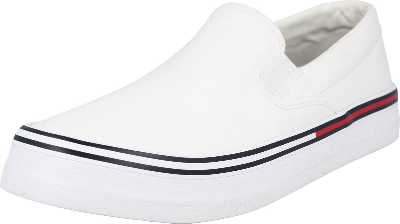 Tommy Jeans Slip on boty bílá / červená / námořnická modř