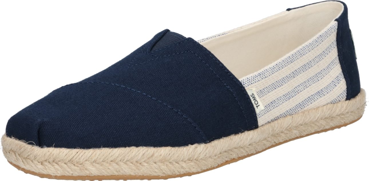 TOMS Espadrilky námořnická modř / bílá / modrý melír / béžová