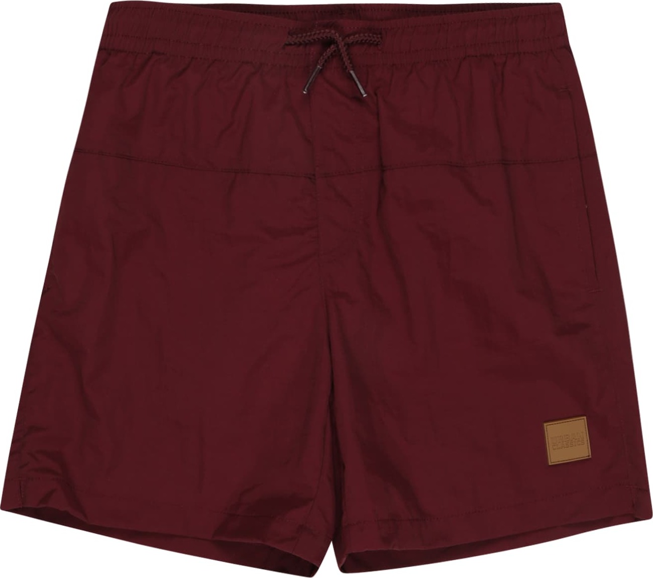 Urban Classics Kids Plavecké šortky bordó