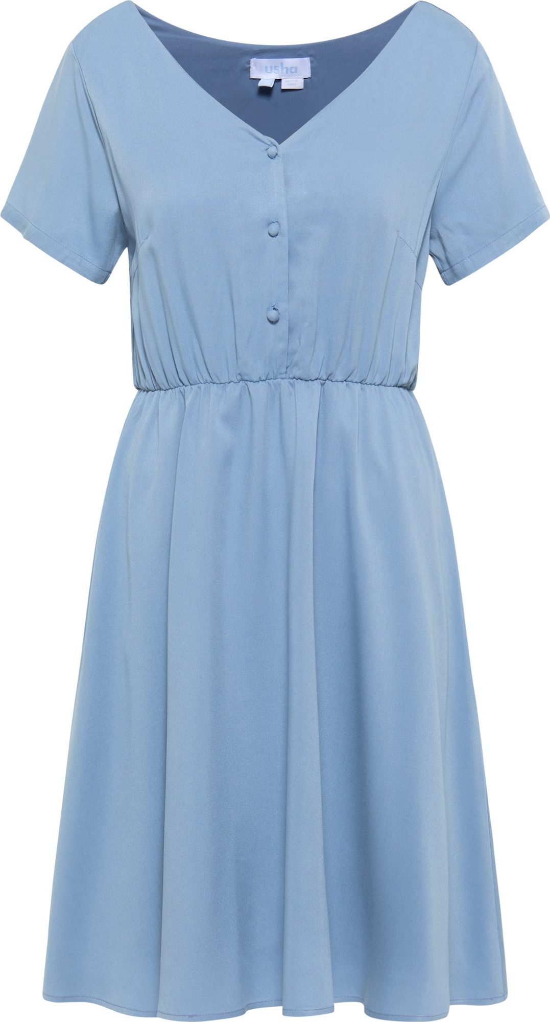 usha BLUE LABEL Letní šaty kouřově modrá
