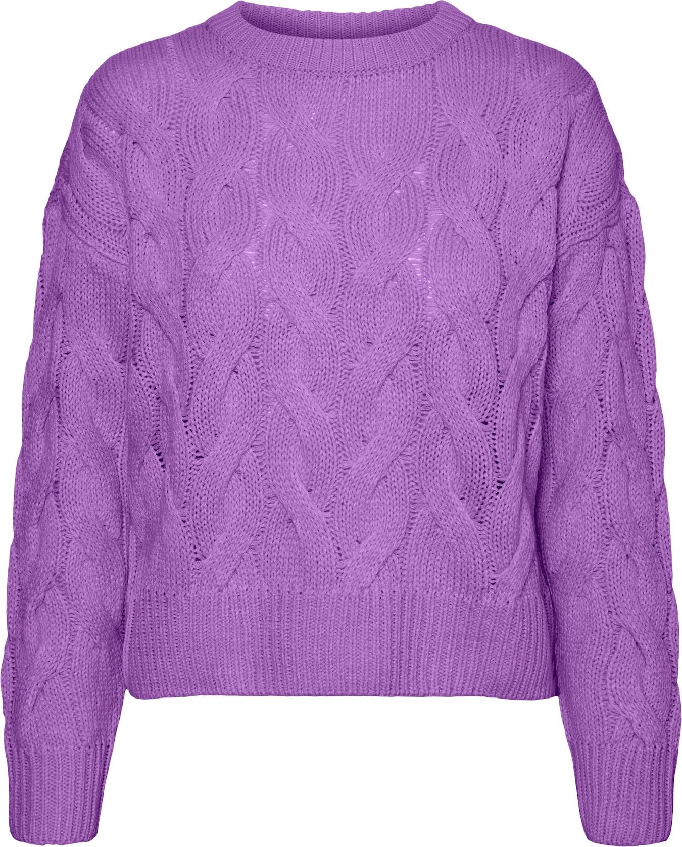 VERO MODA Svetr 'Nova' fialová