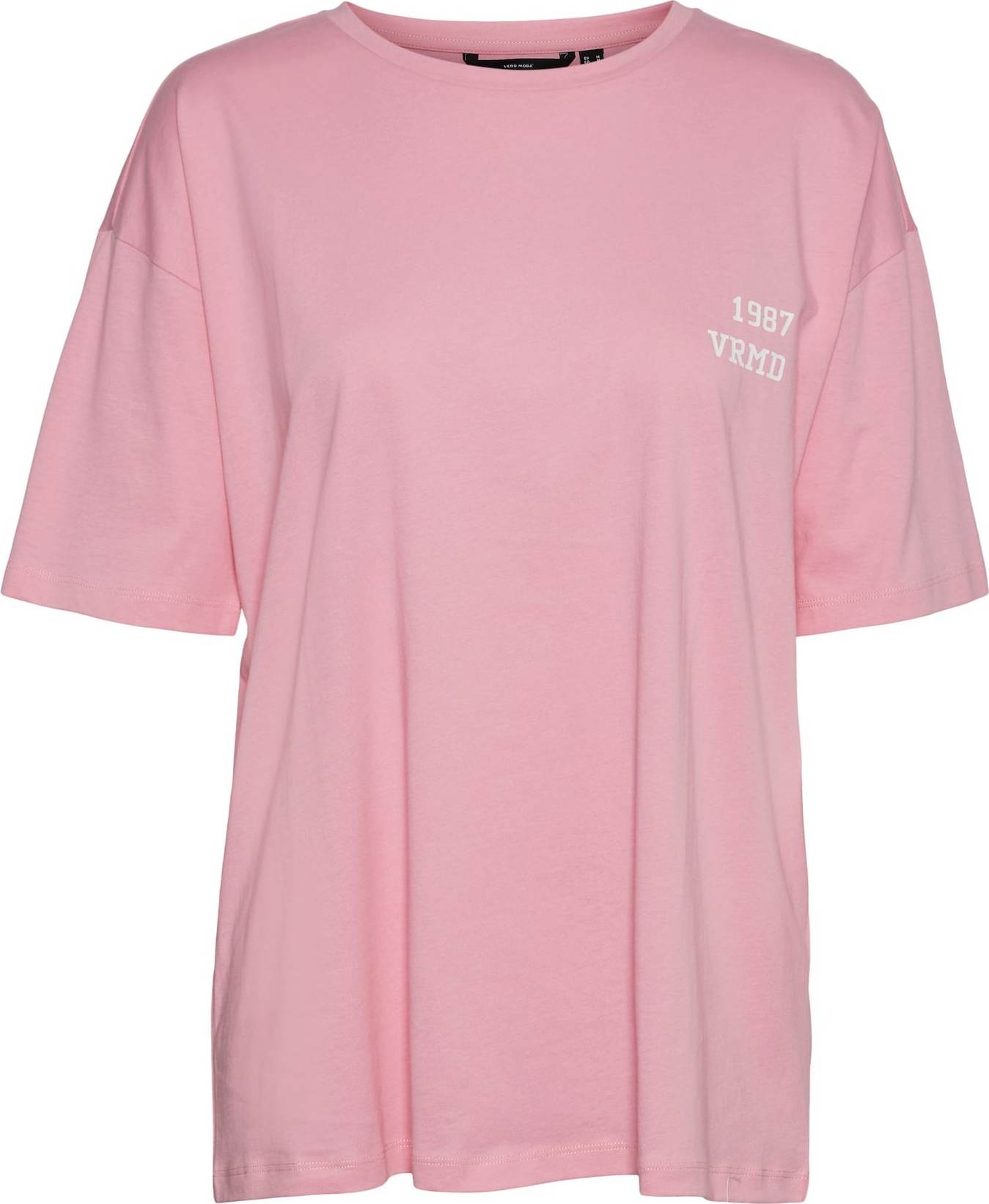 VERO MODA Tričko 'Nitacody' růžová / bílá