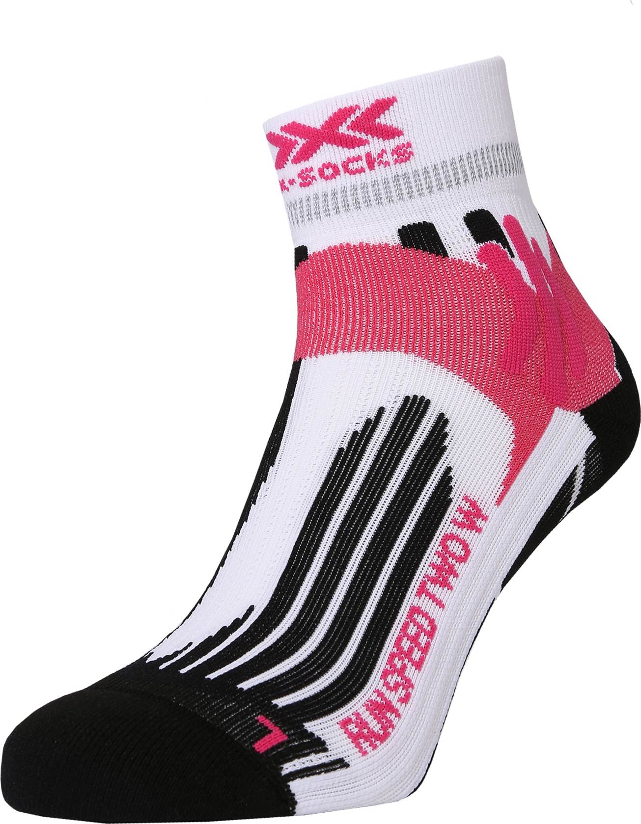 X-SOCKS Sportovní ponožky bílá / černá / pink
