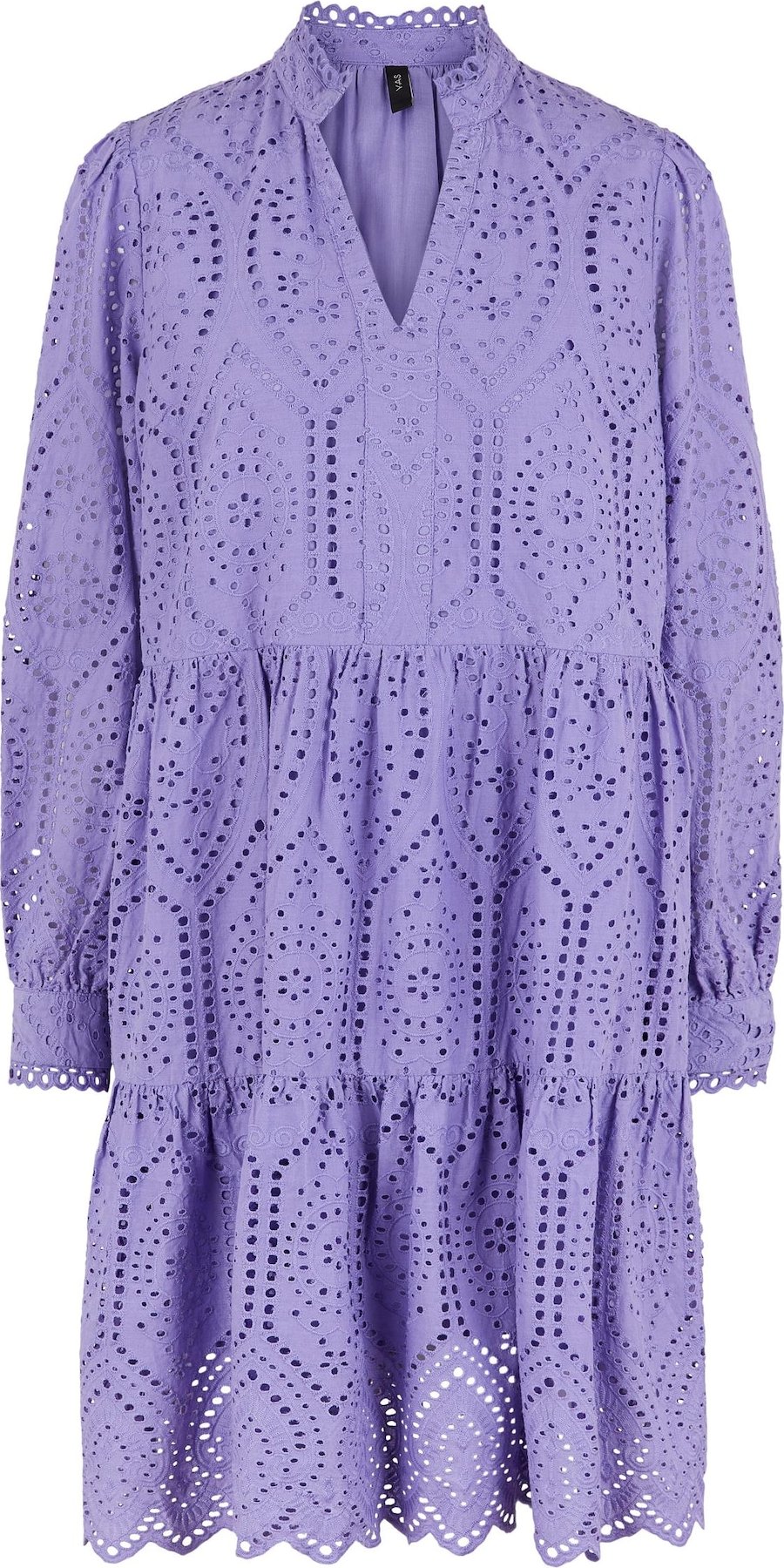 Y.A.S Košilové šaty 'Holi' světle fialová