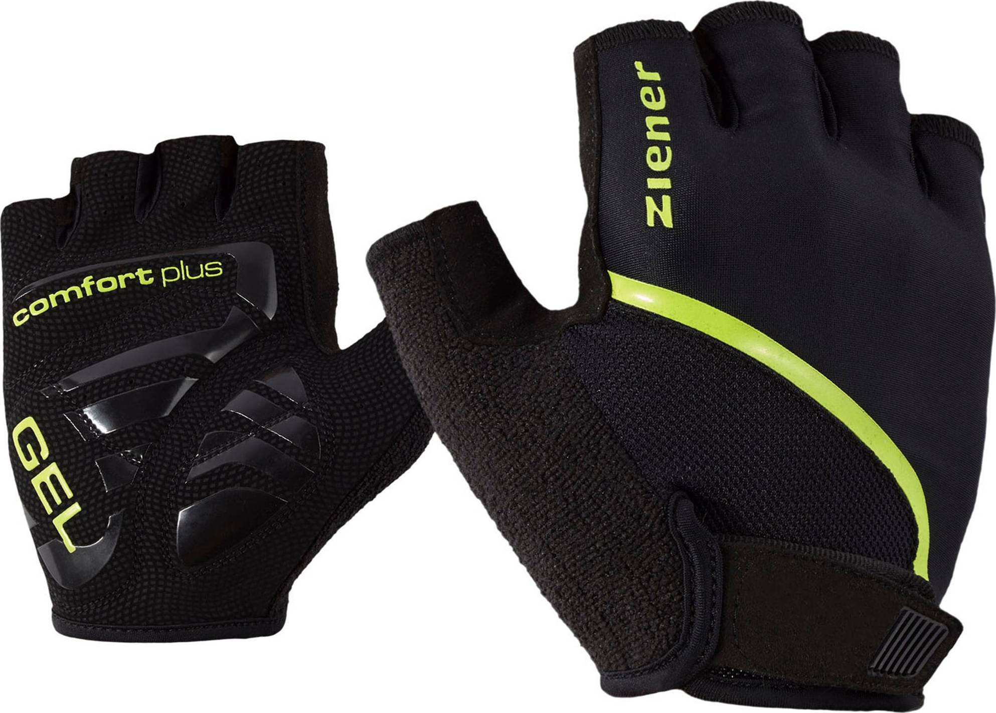 ZIENER Sportovní rukavice 'CELAL' černá / zelená