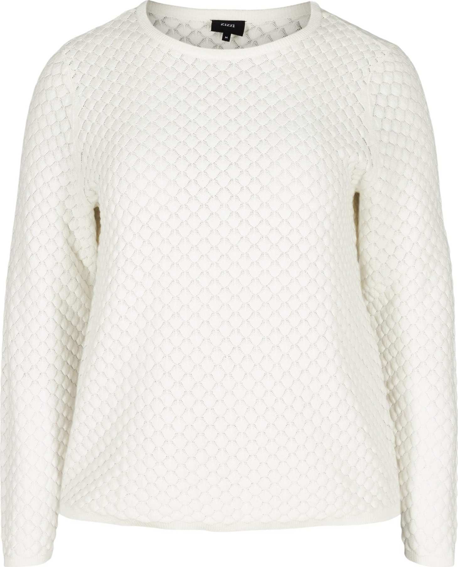 Zizzi Svetr 'Elsa' offwhite