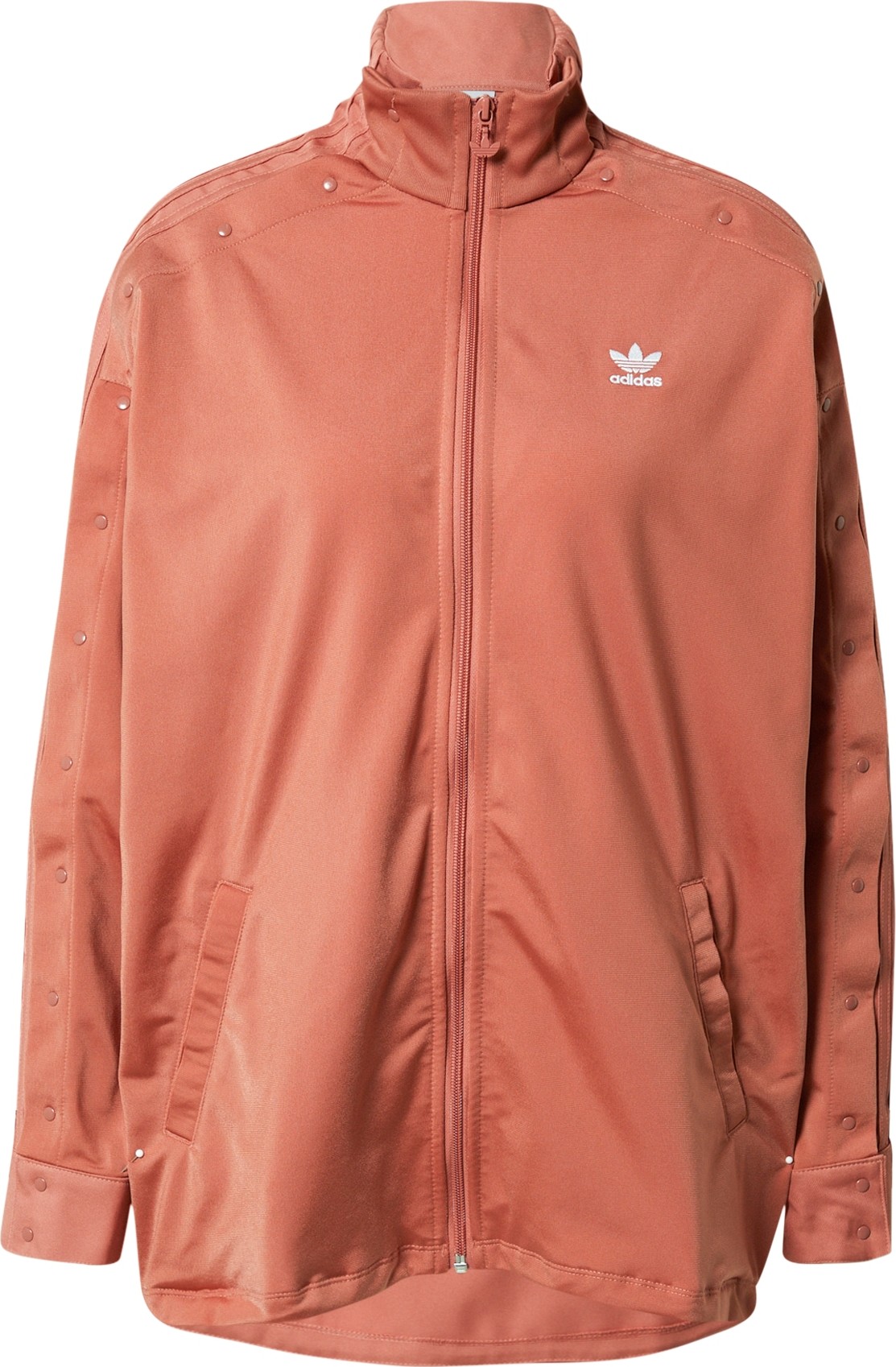 ADIDAS ORIGINALS Mikina s kapucí okrová / bílá