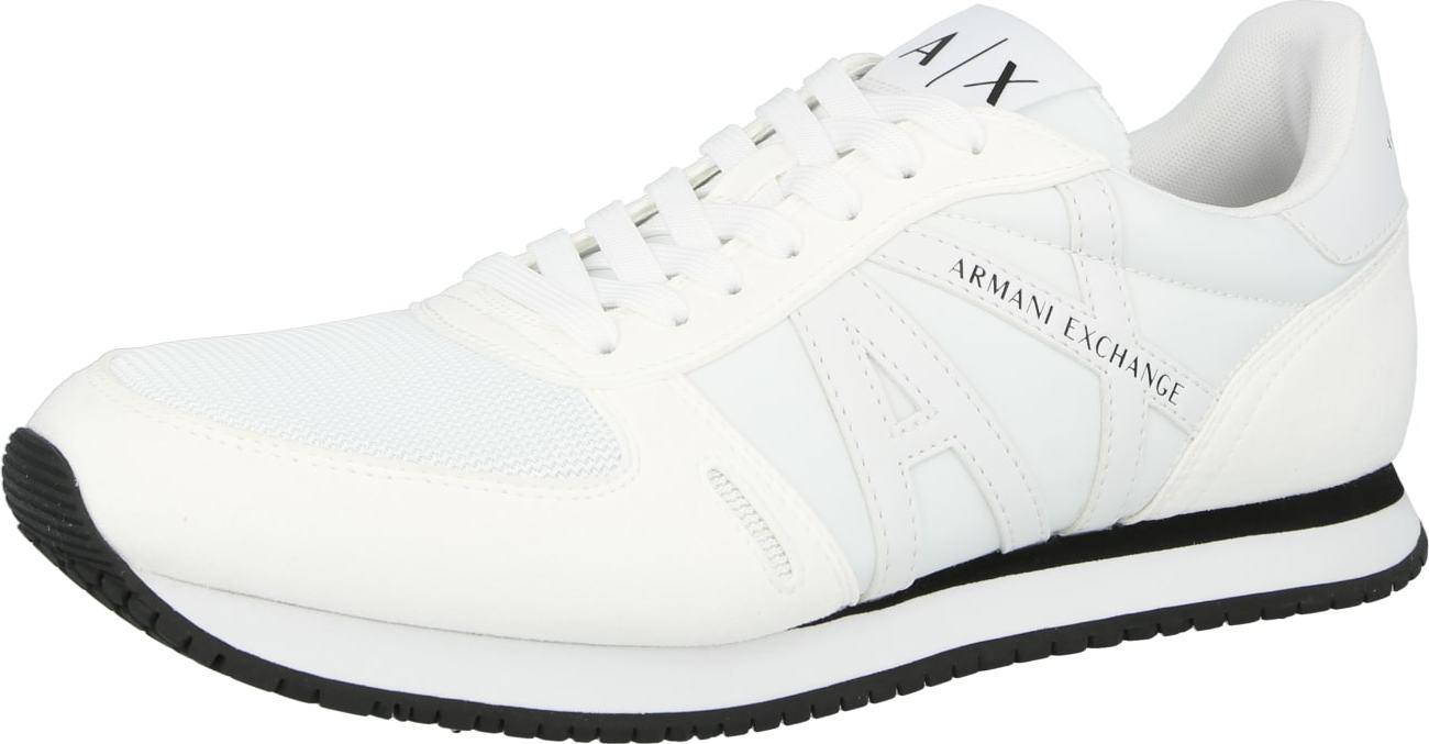 ARMANI EXCHANGE Tenisky bílá / černá