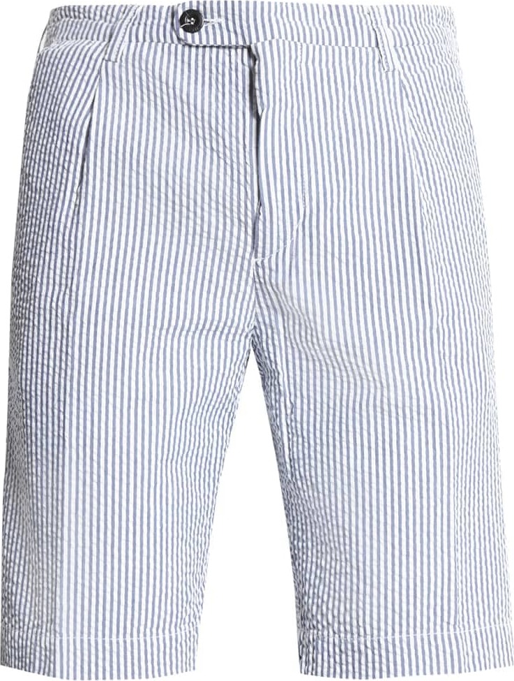 Boggi Milano Kalhoty s puky bílá / modrá