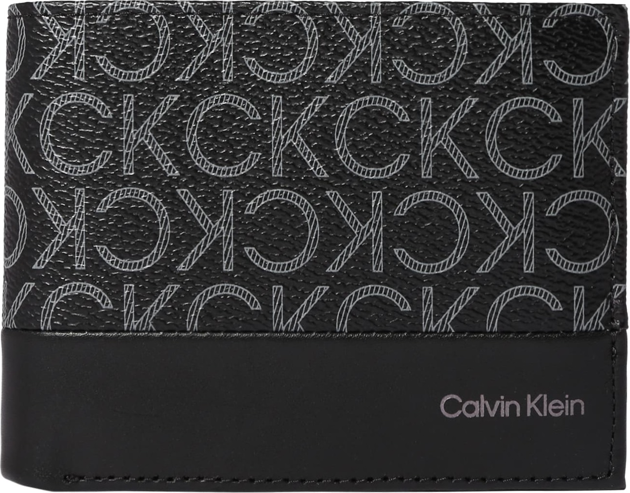 Calvin Klein Peněženka černá / šedá