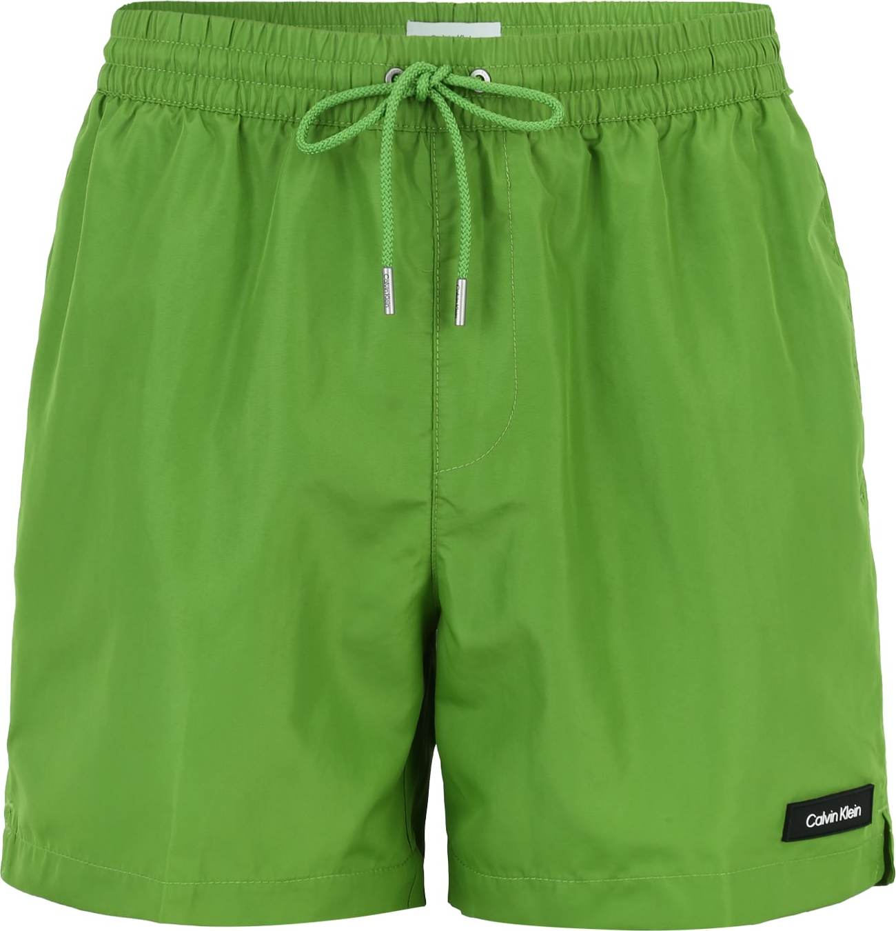 Calvin Klein Swimwear Plavecké šortky zelená / černá / bílá